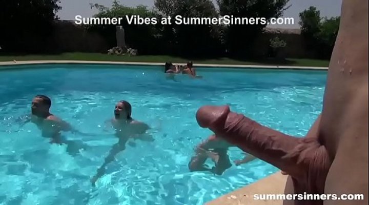 Summer Pool Sex Games Orgy Party